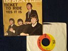 BEATLES 45 and Pic Sleeve TICKET TO RIDE Yes It Is Capitol 5407