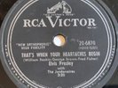 Elvis Presley 78RPM All Shook Up That’s When Your Heartaches Begin 206870 Canada
