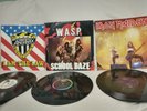 Vintage Vinyl  Iron Maiden Running Free WASP School Daze Anthrax I am the Law