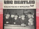 BEATLES. Fan Club 45. Joe Pope. HOW DO YOU DO IT. REVOLUTION Live. BLUE wax. EX.