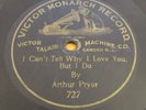 VICTOR MONARCH 727 Arthur Pryor 78rpm RECORD circa 1905 VV+