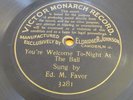 VICTOR MONARCH 3281 Ed. M. Favor 78rpm RECORD circa 1905 E-