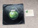 THE BEATLES 1969 UK 1ST FACTORY SAMPLE DEMO PRESS SOMETHING + APPLE RECORDS CARD