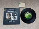 THE BEATLES 1970 UK 1ST FACTORY SAMPLE DEMO PRESS LET IT BE + APPLE RECORDS CARD