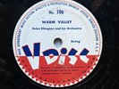 DUKE ELLINGTON & HIS ORCHESTRA - ‘WARM VALLEY’ V-DISC 78 COMMERCIALLY UNISSUED