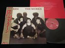 QUEEN - THE WORKS JAPAN VINYL LP OBI EMS-91076 EX-/EX