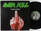 Overkill - Fuck You EP - Megaforce/Caroline VG++ PROMO