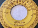 ELVIS PRESLEY SEMINAL ROCKABILLY  ORIGINAL SUN RECORDS LABEL 223 MYSTERY TRAIN