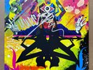 Dj Muggs Signed Flee Lord Rammellzee Stripe Color Vinyl Record LP Soul Assassins