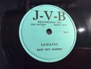 BABY BOY WARREN w/ SONNY BOY WILLIAMSON J-V-B 26 Sanafee/Hello Stranger BLUES 78