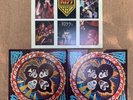 1976 KISS Army NBLP 7032 Card Sheet Rock And Roll Over Sticker Uncut Unpunched