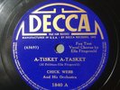 CHICK WEBB w/ ELLA FITZGERALD  A-Tisket A-Tasket - 1938 Decca 78 - BEAUTIFUL NM