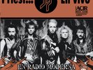 JUDAS PRIEST PRIEST LIVE mexico press UNIQUE ART MEXICAN NICE COVER PROMO