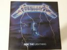 Metallica - Ride the Lightning LP UK original pressing 1984