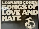 LEONARD COHEN SONGS OF LOVE AND HATE 1971 COLUMBIA LP HYPE STICKER EX