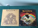 2 RAINBOW LPS 1) LONG LIVE ROCK 'N' ROLL PD 1-6413 2) RAINBOW RISING OY1-1601