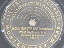 West Brothers Trio 78 rpm Montgomery Ward 4554 MOUNTAIN TOP RAG - BREAKDOWN