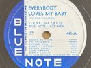 SIDNEY DE PARIS 78 rpm BLUE NOTE 40 Everybody Loves My Baby JAZZ 12