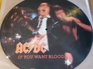 ACDC If You Want Blood picture disc vinyl,used fantastic condition