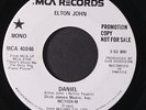 ELTON JOHN: daniel / mono MCA 7
