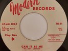 MEL WILLIAMS - Can It Be Me - MODERN - 60's NORTHERN SOUL 45 - 70's Reissue