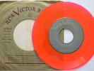THE FOUR TUNES YOU'RE HEARTLESS ORANGE VINYL PIC SLEEVE SINGLE 45 7
