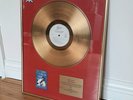 Luther Vandross Give Me The Reason Album Vinyl BPI Disc Award - 100,000 - 1987