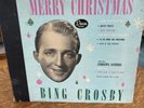 Vintage 1945 Bing Crosby Merry Christmas Shellac Vinyl Decca A550