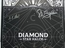 DEF LEPPARD - DIAMOND STAR HALOS 2 X BLACK VINYL & SIGNED PRINT AUTOGRAPHED
