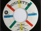 TINY TIM & HITS Doo Wop 45rpm Doll Baby b/w Wedding Bells HEAR
