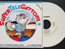 SUPERTELEGATTONE VINILE BIANCO SIGLE TV 45 GIRI TIVULANDIA FRANCO ROSI MINT