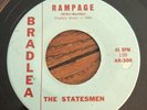 The Statesmen Rampage/Forever Bradlea Records Rare NM