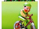 PRIMUS Green Naugahyde 10th Anniv Emerald Green Vinyl Red & Silver Splatter New