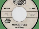 STARLARKS Fountain of Love / Send Me a Picture Baby  45rpm Ember WLP copy 1956