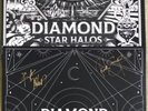 DEF LEPPARD - DIAMOND STAR HALOS 2 X BLACK VINYL & SIGNED PRINT AUTOGRAPHED