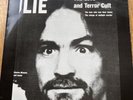 CHARLES MANSON - LIE: The Love And Terror Cult LP vinyl reissue FOLK ROCK 1987