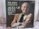 Sir John Gielgud - Shakespeare’s Ages of Man box set with book, near mint.