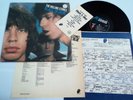THE ROLLING STONES INSERT +CARD COMPLETE RARE MEXICAN LP 1ST PRESS MEXICO GAMMA