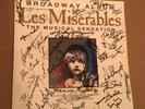 Les Miserables Broadway Album The Musical Sensation 1987 Cast Signed Ex-NM