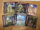 Iron Maiden 6 Picture Vinyl Killers Powerslave Live Seventh Son Somewhere In Tim