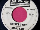 CAROL KAYE - Anitra's Twist / Ice Cream Rock - Promo 45 rpm - GNP Crescendo 182
