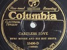 Byrd Moore & His Hot Shots - Careless Love - Columbia 15496, Country 78, 1929