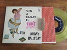 JOHNNY HALLYDAY - Ven a bailar el Twist  Philips  Espagne EP 1961 VINYLE JAUNE