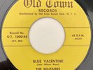 * SOLITAIRES Blue Valentine/Wonder Why RARE DOO WOP R&B SOUL Old Town 45 HEAR