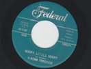 JUMP BLUES R&B ROCKER - H-BOMB FERGUSON - MARY LITTLE MARY - HEAR 1961 FEDERAL