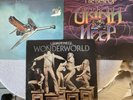 3-LOT Uriah Heep - Wonderworld The Best of Uriah Heep High and Mighty Vinyl