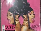 Cardi B Megan Thee Stallion - WAP Vinyl Record Single - Signed - Clear Vinyl