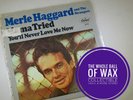 Merle Haggard - Mama Tried / You'll Never Love Me Now 45 EXCELLENT 1968