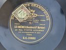 Gramophone pre-dog Yvette GUILBERT Les ingénues / Le fiacre Ex-