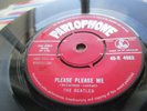 Beatles  Please Please Me 1963 1st  red Press 45 Red Parlophone Clean  V/G copy
